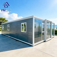 Yaşa Hazır 40Ft 20Ft Prefabrik Genişletilebilir Konteyner Ev 1 2 3 4 5 Yatak Odalı Katlanabilir Satılık Mobil Ev Kabin