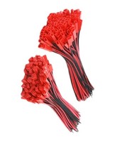 10 paires 100mm 200mm 2 broches JST connecteur mâle + femelle connecteur câble fil pour RC jouets batterie lampe à LED