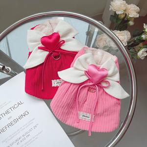 Roupas para Cães, Suprimentos para Animais de Estimação, Colete Decorado com Laço em Cor Sólida para Cães e Gatos, Pullover Simples para Pets <span class=keywords><strong>Newfoundland</strong></span> - Product Image 5