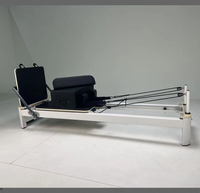 Precio de fábrica: Cama de Pilates de aluminio/aleación de aluminio para entrenamiento de core, máquina comercial de Pilates Reformer de aluminio