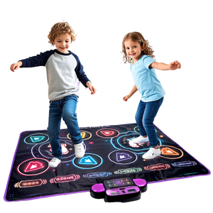 Tapis de danse interactif en gros avec lumières colorées et Bluetooth pour enfants, jeu de défi PK, instrument musical - Product Image 5