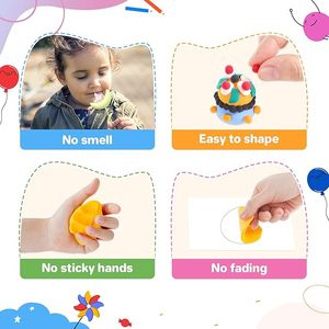 Argile super légère de haute qualité 100g 36 couleurs personnalisées Argile sèche à l'air super douce Argile à <span class=keywords><strong>modeler</strong></span> sèche à l'air pour enfants Cadeaux de bricolage - Product Image 3