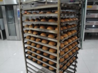 Meilleur prix 40*60 plateaux de four de cuisson 32 pan four rotatif chariot à pain chariot