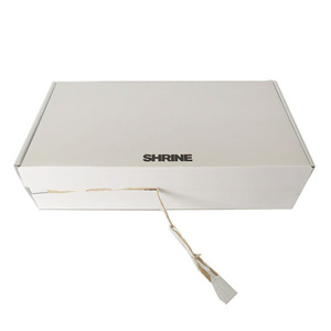 Caja de embalaje personalizada <span class=keywords><strong>2022</strong></span> logotipo personalizado blanco pequeñ<span class=keywords><strong>a</strong></span> cremallera lateral cuidado de la piel embalaje cajas de envío para el envío Personalización de soporte - Product Image 3