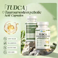 Kapsul Asam Tauroursodeoxycholic Alami Label Pribadi OEM Kapsul TUDCA Murni