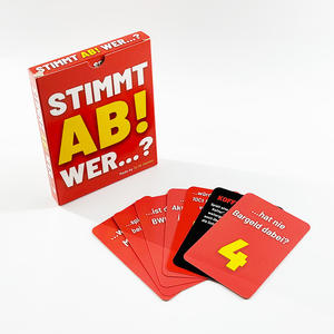 Fabricant Impression personnalisée Jeu de cartes à jouer pour fêtes Jeu de cartes à poser pour adultes - Product Image 1