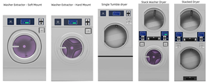 Lavadoras Inteligentes Totalmente Automáticas de 16 kg y Secadoras para Hoteles - Product Image 2
