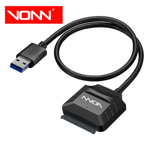 Новый продукт Vonn квадратный USB3.0 к <span class=keywords><strong>SATA</strong></span> кабель с портом постоянного тока, легкий привод JMS578, поддержка OEM для HDTV ноутбука 2,5/3,5 Hdd SSD - Product Image 1