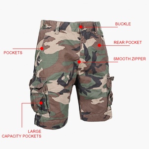 Sinairsoft Custom High Quality Waterproof <b>Camouflage</b> Cargo <b>Shorts</b> for <b>Men</b> Tactical Combat Work <b>Shorts</b> with Pockets for Hunting - Product Image 3