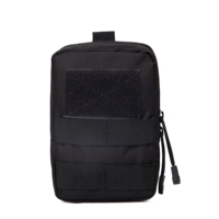 Sac de ceinture tactique imperméable, pochette MOLLE EDC avec support pour téléphone, sac de ceinture utilitaire multifonction