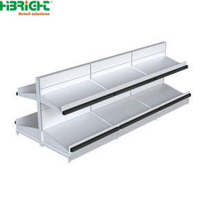 Étagères de supermarché double face en métal, présentoir de vente au détail, gondole pour allée de magasin d'alimentation - Product Image 3