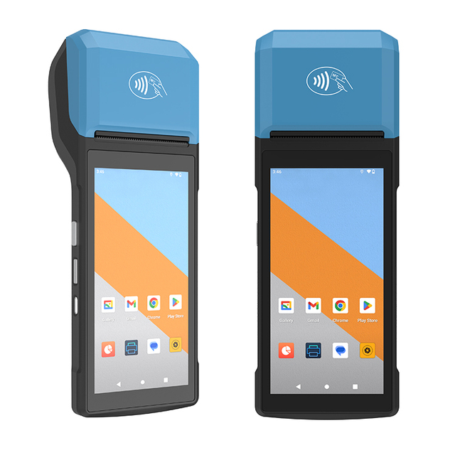 3GB RAM Handheld POS Android 14 Mobile 5.5inch Capacitive Touch Screen Pos Terminal 4G Retail Pos Systems with Printer