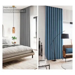 Mất điện hai mặt Linen trang trí cho phòng khách với màn cửa khách sạn S gấp Draper Linen Voile phòng ngủ - Product Image 1