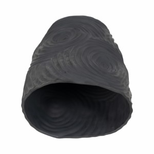 Vaso Artistico con Grande Texture a Spirale in Ceramica, Decorazione d'Arredo per Soggiorno, Camera da Letto, Ufficio e Tavolo - Product Image 6