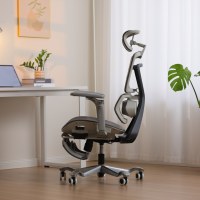 Chaise de bureau ergonomique de luxe moderne à commande vocale IA avec accoudoirs 4D Matrix et fonction de massage pour un travail professionnel
