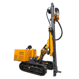 Trivella per micro-pali PVT 90-150mm 20m con motore diesel YUCHAI, montata su escavatore per perforazione facile di fondazioni a micro-pali - Product Image 1