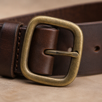 Boucles de ceinture pour hommes d'affaires, logo gravé sur mesure, alliage de zinc, métal résistant à la rouille, anti-rayures, pour ceinture en cuir