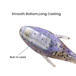 Vendita calda diretta dalla fabbrica 9G/12G/18G T-Tail ghiozzo miglior pesca marina <span class=keywords><strong>trota</strong></span> esca esca artificiale esca morbida - Product Image 4