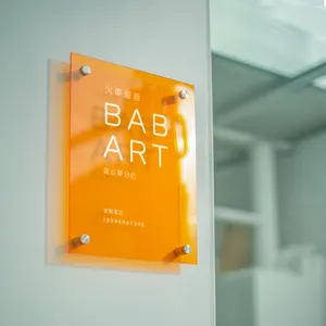 Cửa hàng quần áo Acrylic hiển thị biển quảng cáo, Internet người nổi tiếng logo, dấu hiệu Studio cửa mảng bám tùy biến