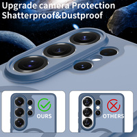 Étui pour Samsung S26 Ultra, classique, simple, fin, mat, 2 en 1, TPU+PC, protection magnétique antichoc pour l'appareil photo, pour S25 Ultra
