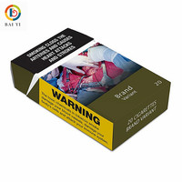 Boîte à Cigarettes Personnalisée en Carton, Étui Simple et Standardisé pour Tabac, Emballage pour Étui à Cigarettes