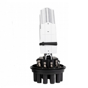 FTTH <span class=keywords><strong>exterior</strong></span> Interior 24F/bandeja 144F cúpula poste aéreo/pared fibra óptica <span class=keywords><strong>caja</strong></span> de cierre de empalme 8 puertos redondos pequeños - Product Image 1