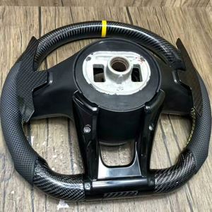 Volante de Fibra de Carbono para <span class=keywords><strong>Mercedes</strong></span> <span class=keywords><strong>Benz</strong></span> W204 W205 W213 W222 A45 E63 GLE GLS AMG GT C63, Gran Venta - Product Image 6