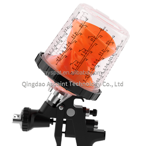 Cốc nhựa pha sơn thay thế cho súng phun 400ml với bộ lọc 125mic/190mic, 50 chiếc cốc sơn có nắp, dùng một lần - Product Image 4