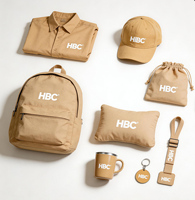 Articles promotionnels HBC, logo personnalisé, boîte cadeau multifonction, sweat-shirt, carnet, casquette, sac, ensemble cadeau souvenir d'entreprise
