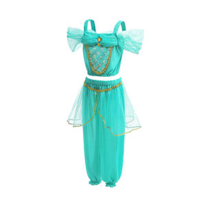 Niñas Halloween lámpara mágica vestido de jazmín niños niña carnaval Navidad Aladino árabe <span class=keywords><strong>princesa</strong></span> disfraz cumpleaños fiesta Cosplay - Product Image 2