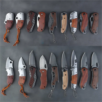 CM4R Hochwertige Edelstahl klinge Camping Holzgriff Klapp Mini Kleines taktisches Messer Selbst rettendes Überlebens taschen messer