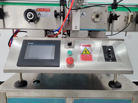 Machine à étiqueter automatique hexagonale pour pot de bouteille carré enveloppant autour de l'applicateur d'étiquettes