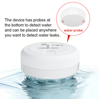 Détecteur de fuite d'eau indépendant WALE économique avec alarme sonore 120 dB – Dispositif de surveillance et de détection des fuites d'eau