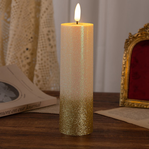 Home Decor Electronic LED <strong>Candles</strong> Powder-coated Gold and Silver Festive Party <strong>Candles</strong> Flameless &amp; Led <strong>Candles</strong> - Product Image 6
