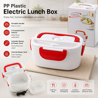 Tragbare Elektrische Lunchbox für Haushalt und Büro mit Abnehmbarer Innenbox aus PP-Kunststoff zur Lebensmittelaufbewahrung