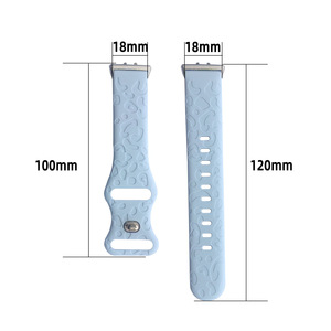 Correas de silicona grabadas con láser para <span class=keywords><strong>Samsung</strong></span> Galaxy Fit <span class=keywords><strong>3</strong></span> <span class=keywords><strong>Correa</strong></span> Para Galaxy Fit <span class=keywords><strong>3</strong></span> SM R390 <span class=keywords><strong>correa</strong></span> de reloj de silicona para Galaxy Fit <span class=keywords><strong>3</strong></span> - Product Image 4