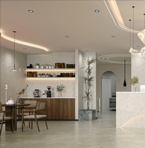 Carrelage mural en pierre de fantaisie à texture concave-convexe rétro, antidérapant, pleine masse, pour villa, maison d'hôtes, cuisine, salle de bain, 600x1200 - Product Image 6