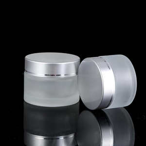 Pot <span class=keywords><strong>en</strong></span> <span class=keywords><strong>verre</strong></span> à large ouverture 5g 10g 15g 20g 30g 50g 100g, contenant cosmétique rond, pots <span class=keywords><strong>en</strong></span> <span class=keywords><strong>verre</strong></span> pour crème <span class=keywords><strong>avec</strong></span> couvercles noirs et argentés - Product Image 2