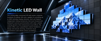 Mur vidéo LED cinétique 3D P2.5, affichage matriciel mécanique, écran télescopique pour salle d'exposition de luxe et événements scéniques