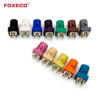 Conector Fakra Z de RF para PCB de un solo orificio, de Amphenol, para automoción, con contacto de cobre para una transmisión de señal suave.