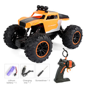 Vehículo Todoterreno RC de Alta Potencia con Sistema 4WD, Luces Nocturnas Brillantes, Neumáticos Resistentes al Desgaste, 25 Minutos de Autonomía para Carreras y Acrobacias al Aire Libre - Product Image 1
