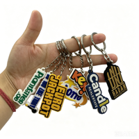 Llaveros Personalizados de PVC con Forma de Carabina y Logotipo Grabado, Ecológicos, Duraderos, No Tóxicos, Regalos Promocionales