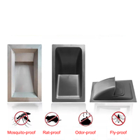 Grille de drain de sol anti-odeur et anti-moustiques en PE, PP et acier inoxydable 304, durable, pour la protection contre les insectes dans la maison et le jardin