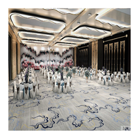 Vente en gros de tapis design moderne Tapis de luxe 5 étoiles couloir hall d'hôtel Tapis Axminster mur à mur pour le salon