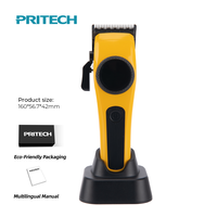 PRITECH Intelligenter Haarschneider 7500RPM Hochgeschwindigkeits-Barber-Trimmer Plug & Play Typ-C Wiederaufladbare Herren-Rasiermaschine