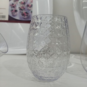 Verre à vin transparent en forme d'ananas, en plastique de qualité alimentaire, verre à vin rouge, verre à whisky de grande capacité en forme d'œuf - Product Image 6