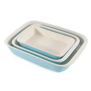 Modern Kitchen Non Stick Ceramic Baking Pans Sets For Barbecue Bread Eco Friend