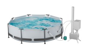 Chauffage extérieur à granulés de bois Poêle à granulés en acier durable pour bains à remous et piscines - Product Image 4