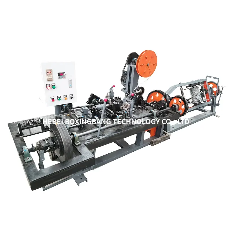 High-Speed Barbed Wire Making Machine Max. 150KG per Hour with PLC Motor Pump Building Material Shops Manufacturing Plants