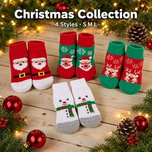 Calcetines para Mascotas en Oferta, Calcetines Navideños Antideslizantes para Perros Mayores, con Diseño de Alce y Muñeco de Nieve, para Perros Pequeños como Teddy y <span class=keywords><strong>Bichón</strong></span> Frisé, Antisuciedad y Ecológicos - Product Image 4